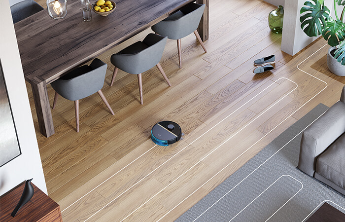 360&deg; laser navigation