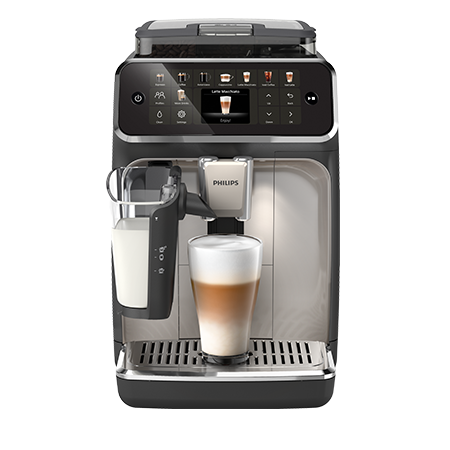 Philips 5500 LatteGo, enjoy 20 hot & iced drinks at the touch of a button